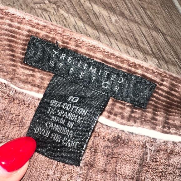 The Limited Womens Size 10 Brown Corduroy Mini Skirt - Picture 3 of 4